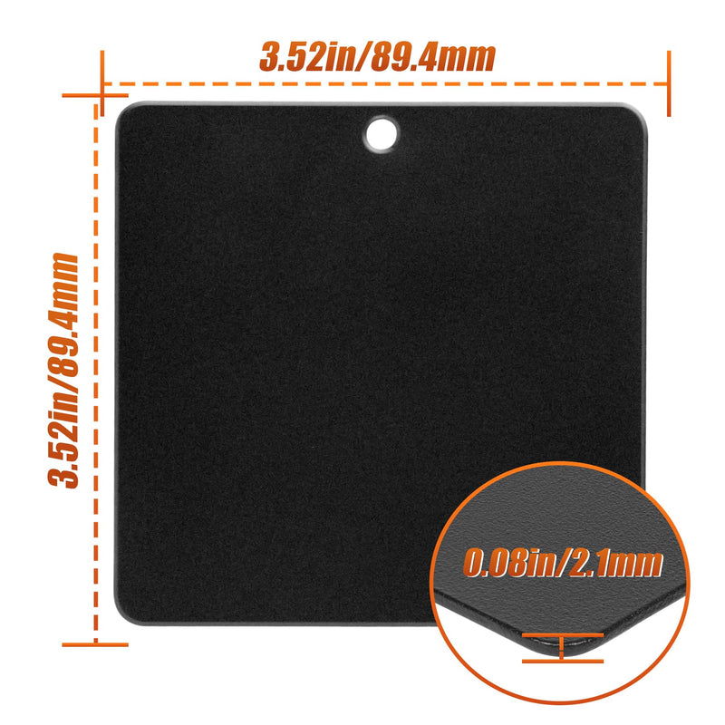 Self-Adhesive Magnetic Mount Pad for Aluminum Cabs, 8 Count, Ideal for Magnetic Light Mounts, for Light Bars, Strobe Beacons, Spot Lights with High-Tack 3M Adhesive and affixed, 8895404