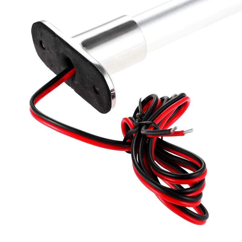 12" LED Boats Navigation Light Boat Anchor Light, Marine Waterproof Stern Anchor Light DC12~24V Sailing Signal Light 4000~4500K White (Size: 12inch) Size: 12inch