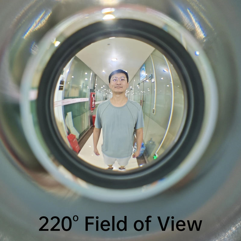 Door Viewer Peephole, Solid Brass 220-degree Large Peephole with 1-1/10" Drill Bit for 1-21/32" to 2-1/8" Doors, Peep Holes for Door with Privacy Cover (Satin Nickel) Satin Nickel