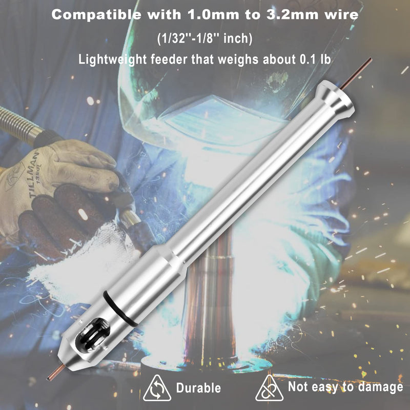 TIG Pen Finger Feeder Welding Rod Holder, Welding Wire Pencil Filler TIG-Pen Welding Feed Stick Holder Weld Filler Metal Tool 1.0-3.2mm (1/32''-1/8'')