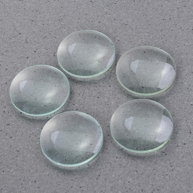 Concave Lens Set, Premium Optical Glass Double Convex and Concave Lens Set, 30mm Diameter, 3 Double Convex, 6 Piece Set Size 2x6pcs As Shownx6pcs