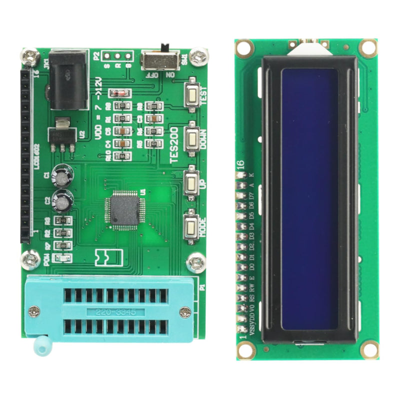 TES200 Digital Integrated Circuit Tester 74 40 45 Series IC Logic Gate Checker Module