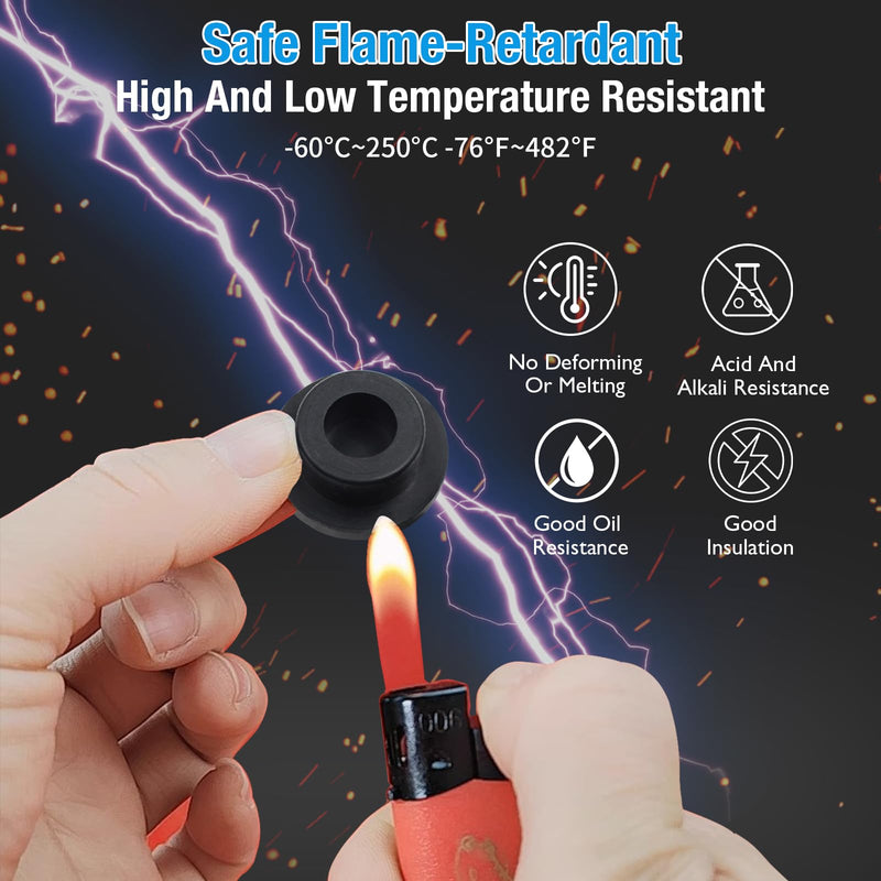 20 Pcs 1/2 In/13 mm Silicone Rubber Plug for Round Holes, Waterproof T Type Rubber Stoppers, Soft Flexible Bottle Seal Button Plugs Tube Pipe End Caps Inserts Bathtub Jet Covers, White 13mm(1/2")