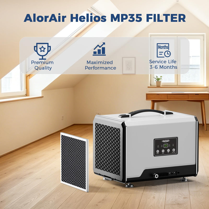 ALORAIR Replacement Filter for Helios MP35 Crawl Space Dehumidifier,1 Pack