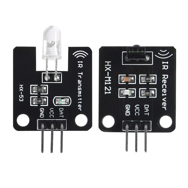 5 Sets Digital 38khz Ir Receiver Ir Transmitter Sensor Module Kit for EK8477.