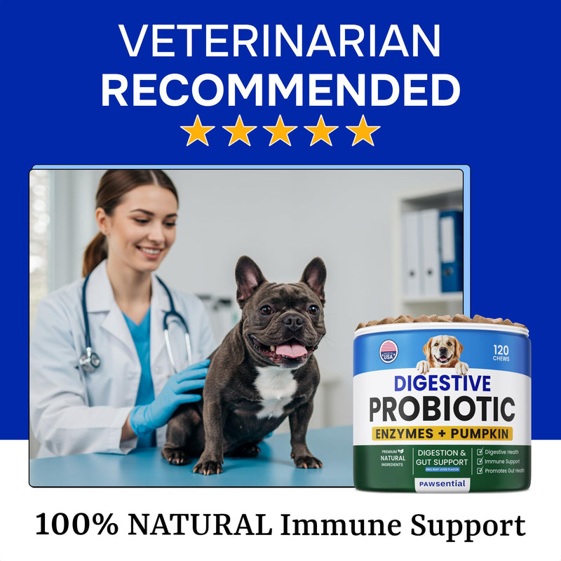 Advanced Dog Probiotics + Omega 3 Fish Oil for Dogs & Cats Bundle - Liquid Fish Oil Supplement - Diarrhea, Gas, Upset Stomach Relief & Season Allergy - Made in USA