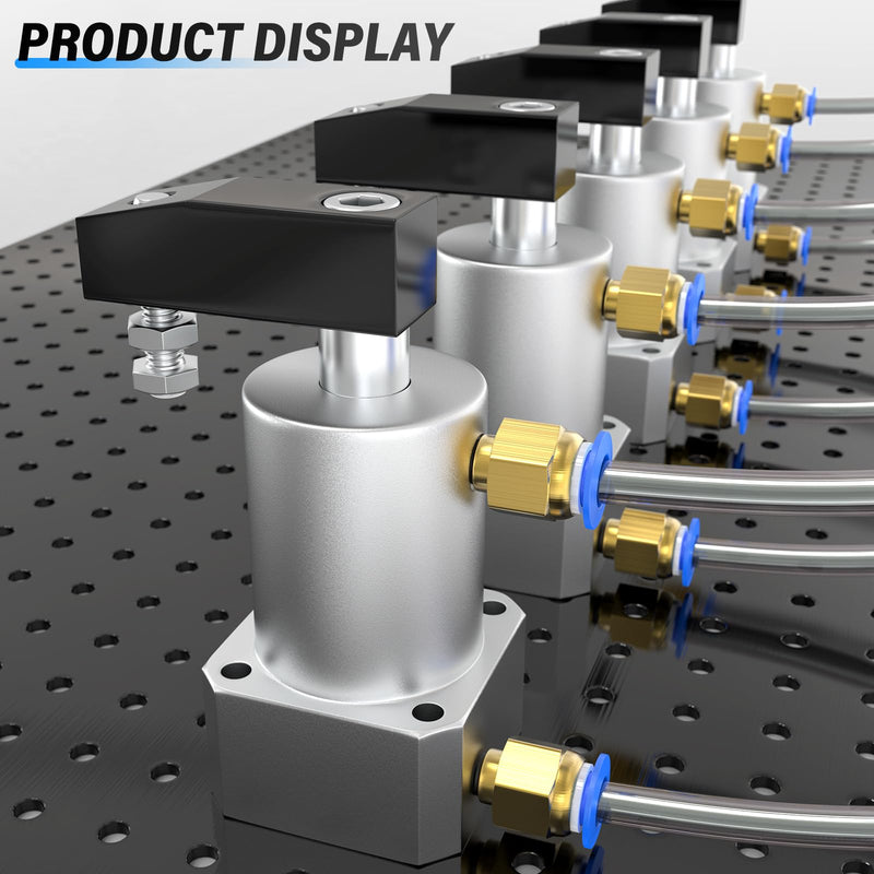 TAILONZ PNEUMATIC Right-Turn Cylinder Pneumatic Rotation Angle of 90 Degrees, Rotary Clamping Angle of the Lower Pressure Cylinder, Pressure Clamping Rotating Cylinder ACK25×90R