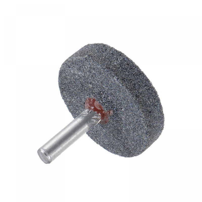 uxcell Mounted Grinding Stone 1/4" Shank 1.5-inch Dia Corundum Grinding Wheel Polishing Head for Rotary Tool