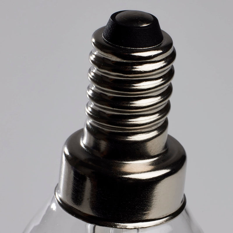 Satco S21340/06 2.8-Watt LED E12 Light Bulbs, 2700K, 15000 Hour Rating, Dimmable, 6 Pack