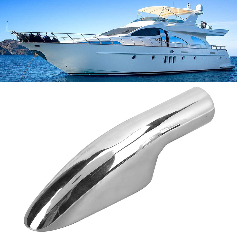 Marine Railing Base, 7/8in / 22mm 316 Stainless Steel Boat Hand Rail Base Handrail Fitting End Mount Hardware Tube Base for Yacht, Marine Boats, Vessels(7/8in/22mm) 7/8in/22mm