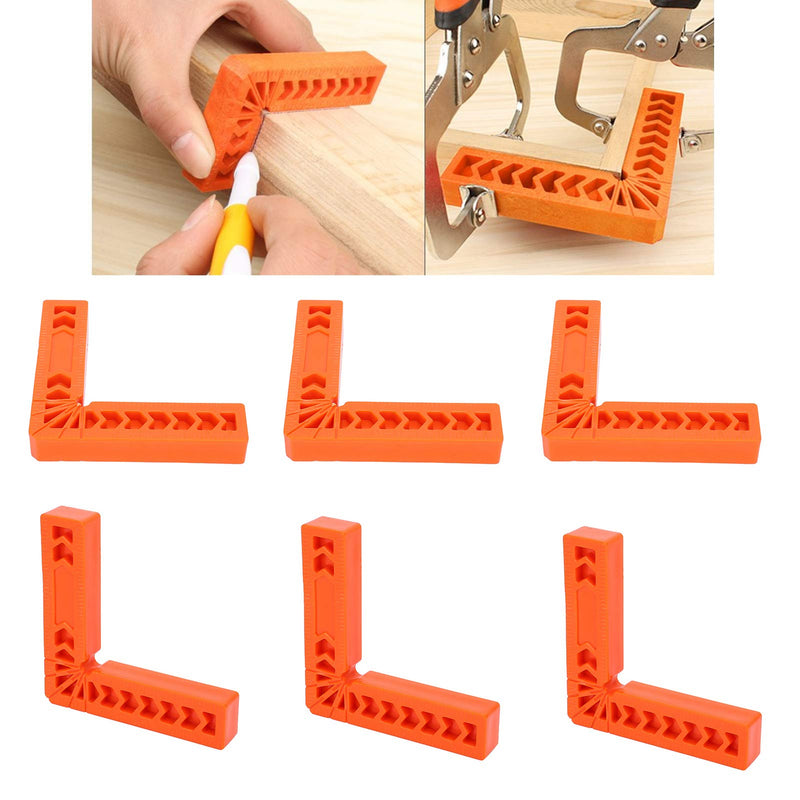 FTVOGUE 10Pcs 90 Degree Right‑Angle Auxiliary Positioner Engineering Plastics Angle Ruler Holder Woodworking Tool Positioning for Woodworking,