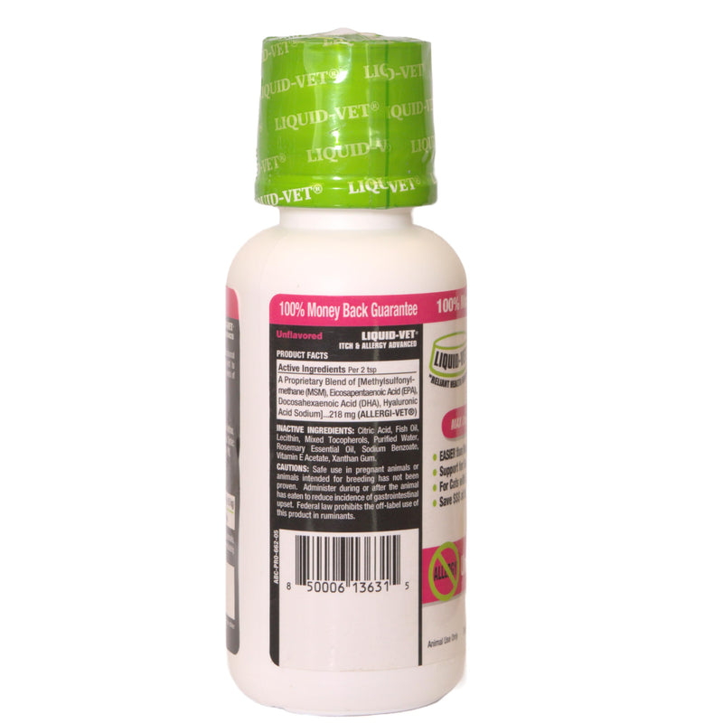 by Cool PET Holistics Feline Itch & Allergy Advanced Formula, Plain, 8 oz Unflavored - PawsPlanet Australia