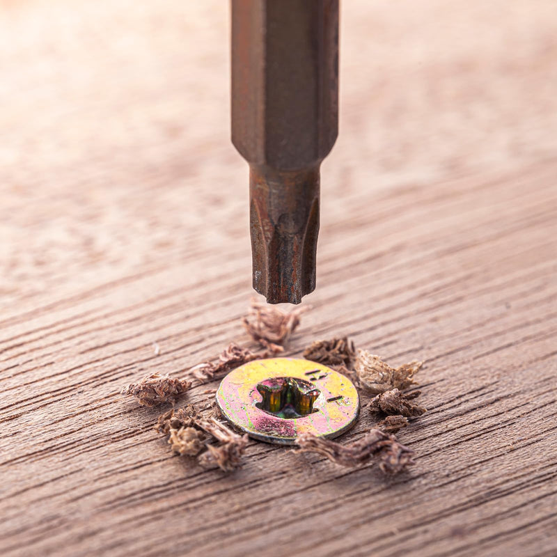 uxcell M4-0.7x10mm Flat Head Torx Anti Theft Machine Screws, 20Pcs 10.9 Grade Alloy Steel, Torx Drive, Countersunk Head, Full Thread, Black Oxide Finish 20