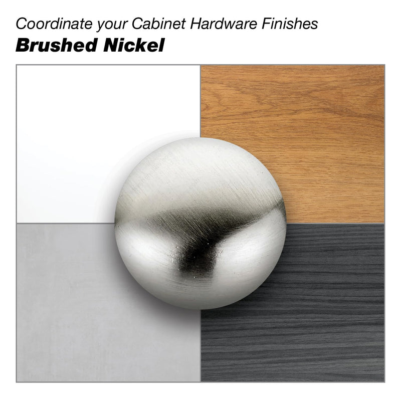 Richelieu Hardware BP1045128195 Tremblant Collection 5 1/16-inch (128 mm) Center-to-Center Brushed Nickel Transitional Cabinet and Drawer Backplate for Kitchen, Bathroom, and Furniture Pull Handles 1 Count (Pack of 1)