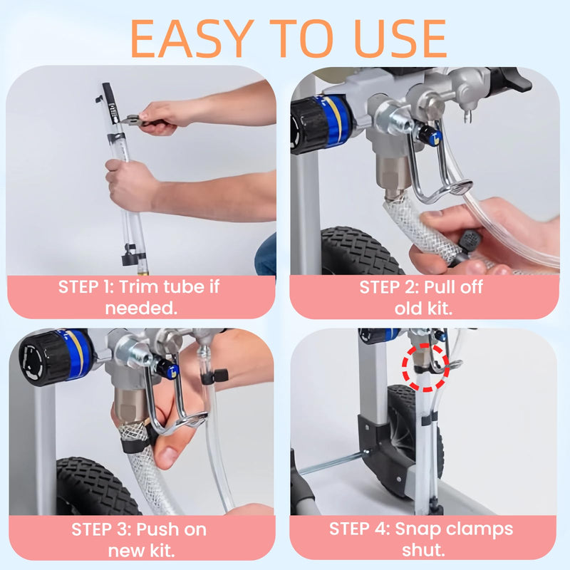 Replace for Graco X5 X7 Paint Sprayer Suction Tube Kit 288716&288747 Filter