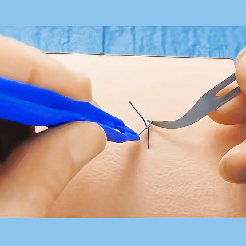 Sterile Suture Removal Kit (Cutter, Forceps, Gauze), Suture Removal Tool Sterilized Ideal for Hospitals, Clinics and Home Care (1, Stitch Cutter) 1