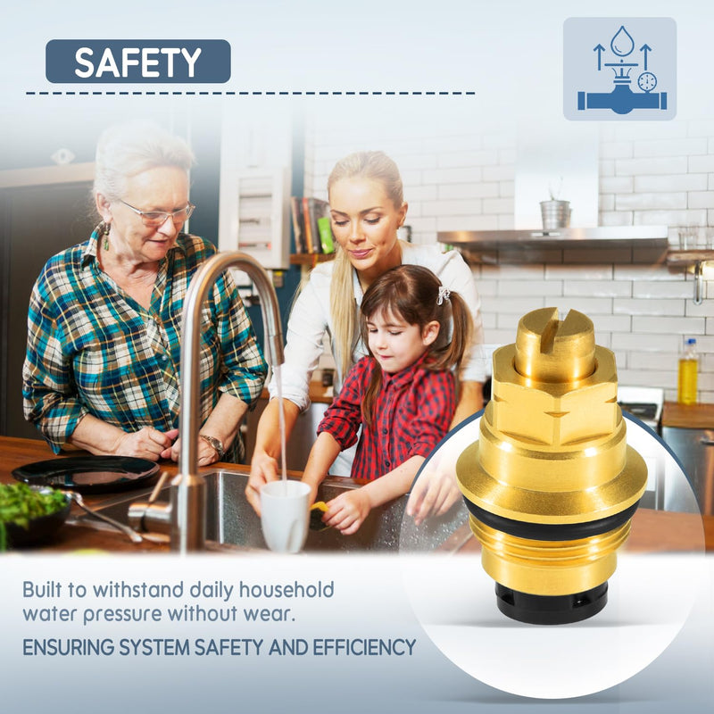 12318 Stop-Check Valve Kit Fits for Moen Legend, for Monticello & Icon One-Handle Tub & Shower Faucets