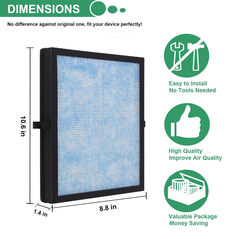 DH-JH04 Replacement HEPA Filter for AROEVE MK04 MG04JH AP04 Air Purifier