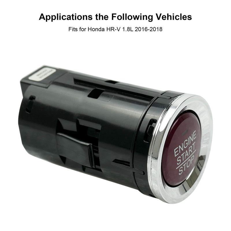 Ignition Starter Switch, Fits for Honda HR-V 1.8L 2016 2017 2018 | OE Replacement 35881-t4n-702 35881T4N701 35881T4NH01 35881T4NH02, Engine Key Start Stop Push Button One-Button Switch