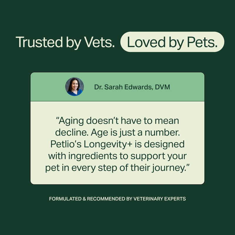 Longevity+ Dog Health Supplement - Dog Vitamins and Supplements for Joint, Muscle, Immune, and Cognitive Health - Vet-Formulated and Made in the USA - for Small Dogs 24 lbs or Less - 30 Day Supply Small Dog | (24lbs or less)