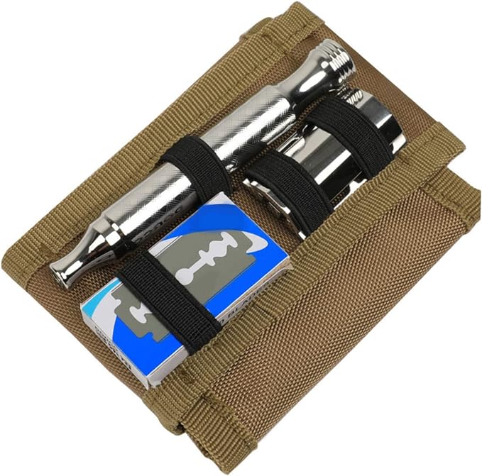 iplusmile Razor Storage Bag, Razor Travel Case, Shaving Leather Wallet, Manual Razor Case, Leather Razor Cover, Razor Protective Sleeve, Safety Razor Case, Razor Protective Case, Sheath - NewNest Australia