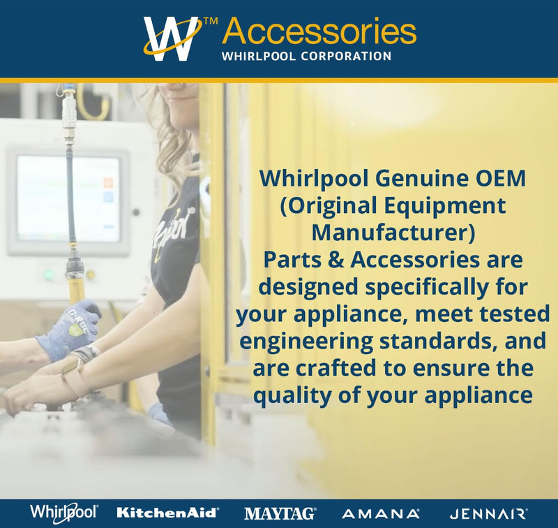 Whirlpool 4396006RW Genuine OEM Elbow Vent Connector For Dryers, Aluminium Accessory – Replaces 4396006