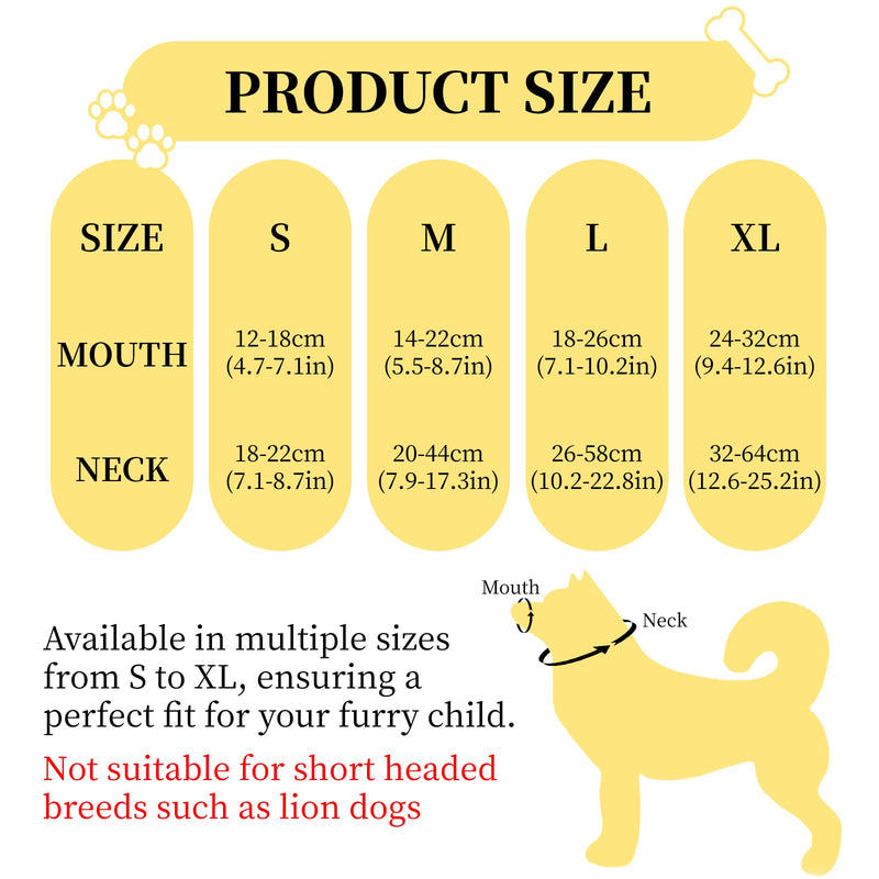 Dog Calming Cap Eye Mask, Nylon Cap Eye Mask for Dog Anxiety Relief, Puppy Pet Calming Dog Mask with Adjustable Neck Strap, for Small Medium Large Dogs Grooming Anti Car Sickness,Shading Black(S)