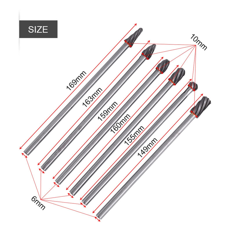 Cylinder Head Porting Kit, Port and Polish Kit,Cylinder Head Tungsten Carbide Aluminum Cylinder Head Tools Porting Tools for Grinding and Polishing Cast