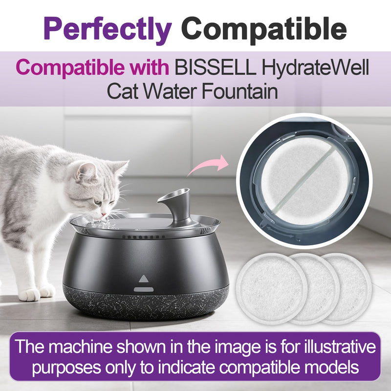 20 Pcs Filter Replacement Compatible with BISSELL HydrateWell, 4504 20 Pcs