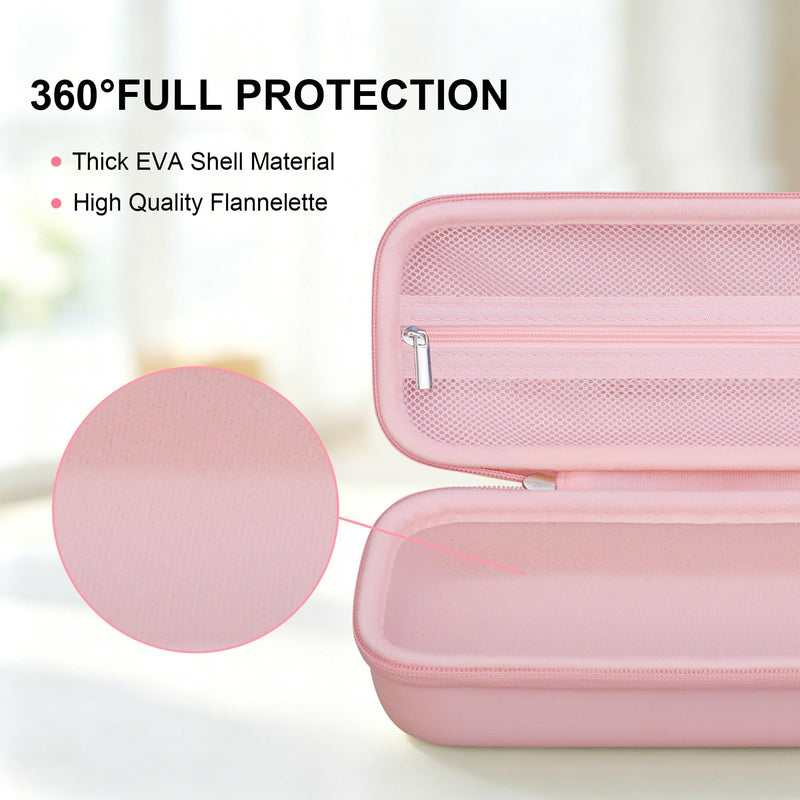 BOVKE Stethoscope Case, Portable Stethoscope Bag for 3M Littmann Classic III, Cardiology IV, Lightweight II S.E, MDF Stethoscopes, Carrying Storage Organizer for Nurse Essentials for Work, Pink