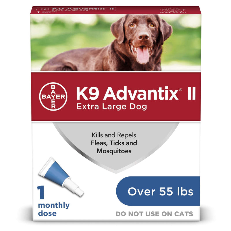 K9 Advantix II Flea and Tick Prevention for Extra-Large Dogs, Over 55 Pounds - PawsPlanet Australia