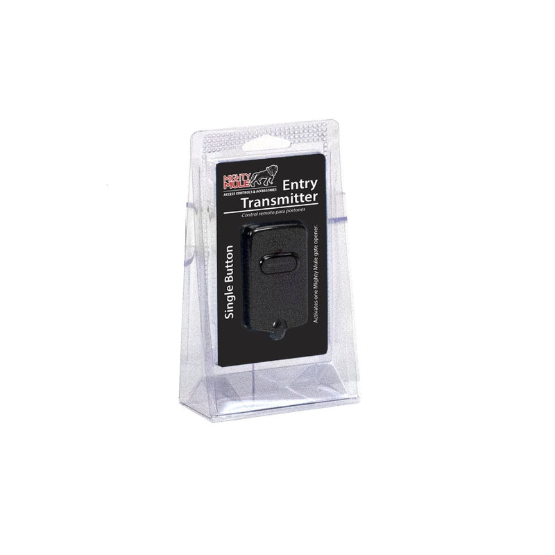Mighty Mule Single Button Gate Opener Remote (FM135) , Black Digital Keypad