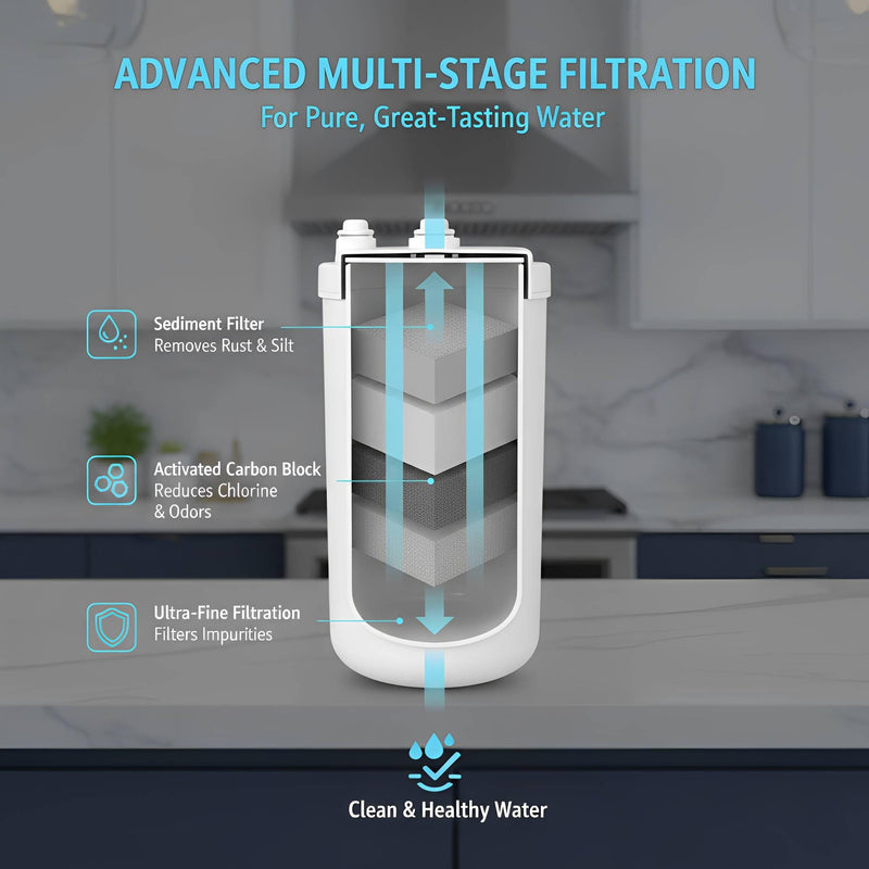 Replacement Water Filter Compatible with Enagic Kangen MW-7000HG Water Machine Before 2011