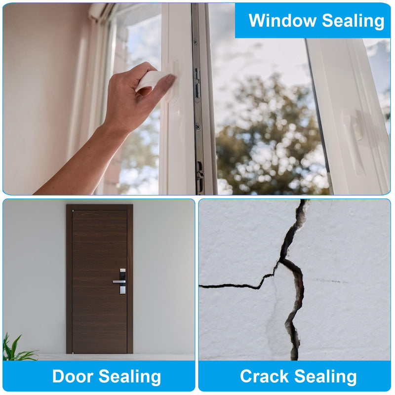 PATIKIL 5/8 Inch x 16.4 Feet Backer Rod, Foam Rope Caulk Crack Joint Filler Roll Seal Weather Strip for Home Construction, Black