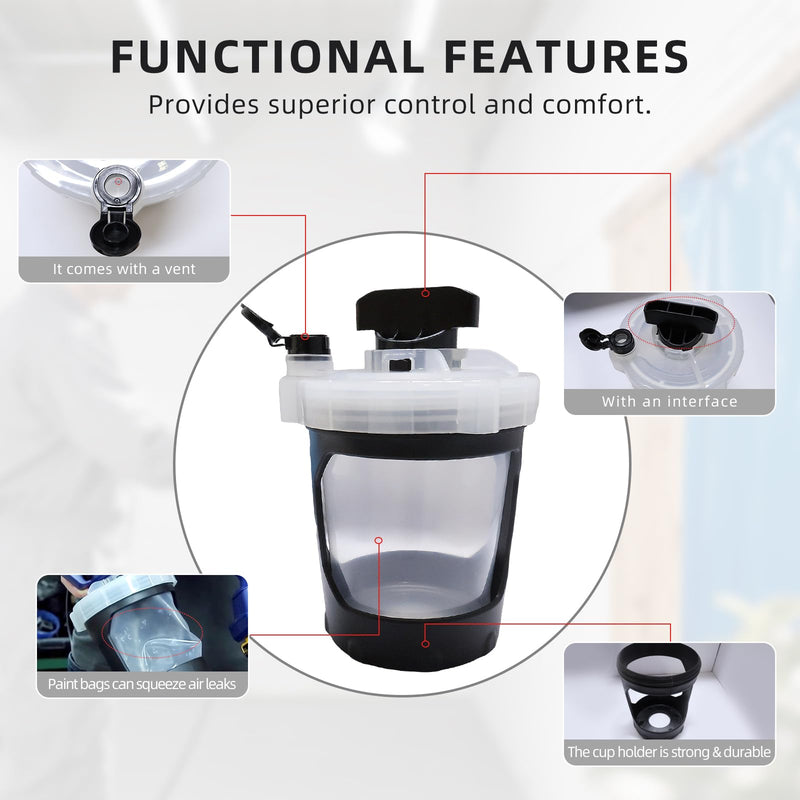 17P550 Paint Bucket Fits for FLEXLINER System 32 OZ