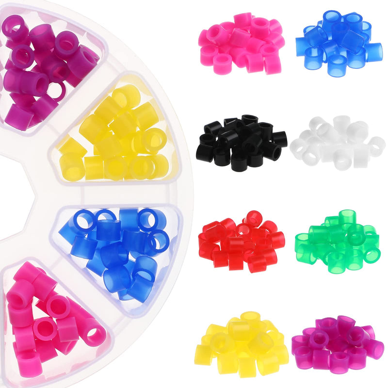 Dental Code Ring 160Pcs Non‑Toxic Silicone Dental Instrument Color Code Rings Hospital Orthodontic Code Rings Dental Clinic Orthodontic Accessory