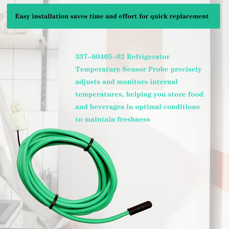 334-60405-02 74 Inch Green Coil Traulsen Temperature Sensor Probe（2PCS） | 337-60405-02 Replacement with Traulsen G1000, G2000, G22000 Refrigerator Cabinet 1 Year Replacement Service Easy to Install