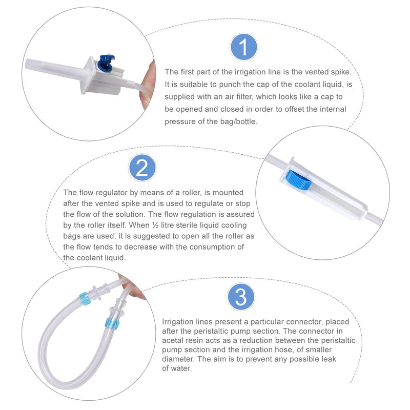 Dental Disposable Irrigation Tube Set of Irrigation Lines for EMS implant Motor - NewNest Australia