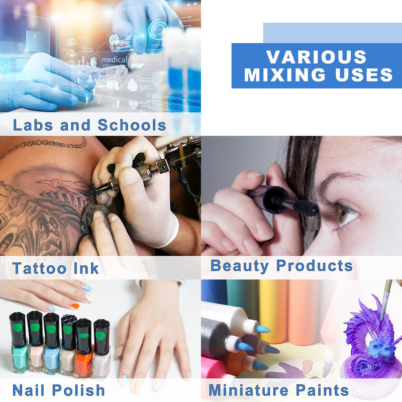 ONiLAB Mini Vortex Mixer with Touch Function, Lab Mixing, Nail Polish,Tattoo Ink,Eyelash Adhesives and Acrylic Paints Mixing, Lab Vortexer for Centrifuge Tubes and Test Tubes,Pink Pink