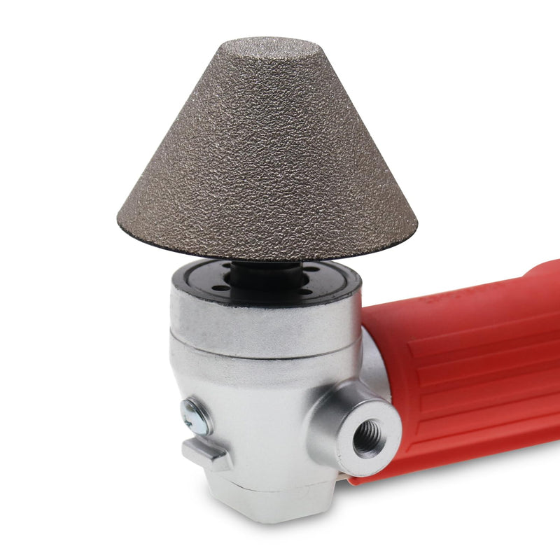 Diamond Beveling Chamfer Bits, 3-1/4” Diamond Countersink Bit with 5/8”-11 Thread for Enlarging Shaping Trimming Cleaning Existing Holes of Porcelain Granite Marble Ceramic (82mm) 3-1/4”(82mm)