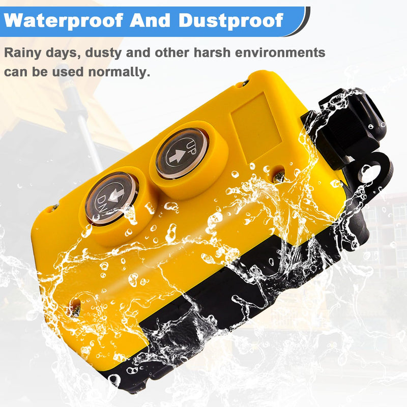 mxuteuk Dump Trailer Remote Control Switch 12V DC Trailer Up and Down Control Switch for Lift Gate Truck Tipper Trailer G018