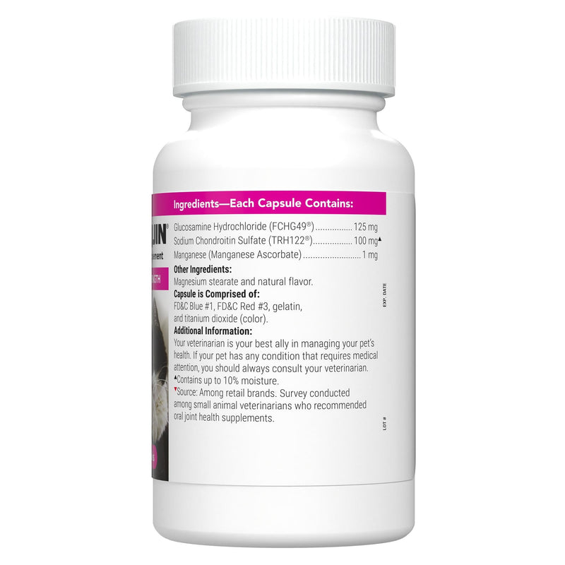 Nutramax Cosequin Joint Health Supplement for Cats - with Glucosamine and Chondroitin, 30 Capsules (Pack of 2) - PawsPlanet Australia