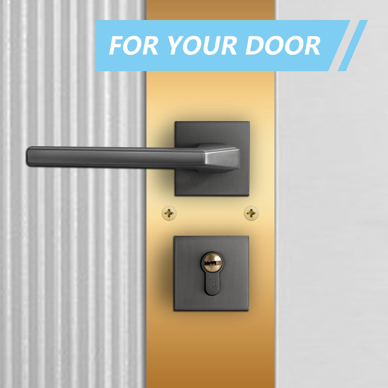 2pcs 16×4Inch Aluminum Door Kick Plates for Exterior Doors – Decorative Protection to Prevent Damage from Kicking – Stylish and Durable Door Kick Plate(Golden) 16"x4"-2pack-Golden