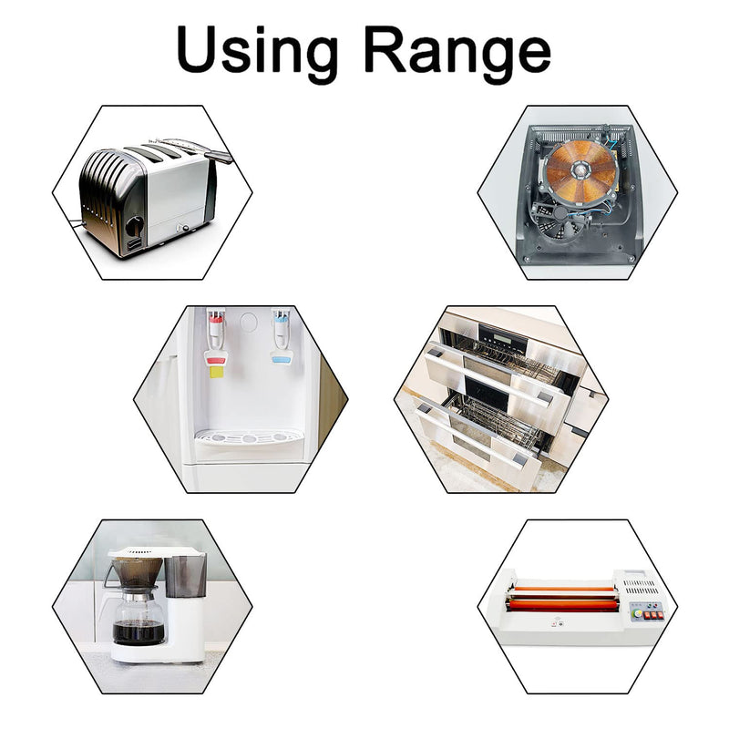 Thermal control switch Aopin KSD301 normally closed NC 70 degree 250V 10A thermostat temperature switch 10 PCS 70℃ Nc