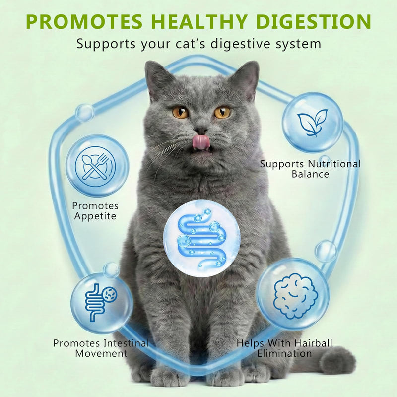 Cat Grass Treats for Indoor Cats - Freeze Dried Cat Grass Crunchy Snacks for Hairball Control and Digestive Support - Natural Kitty Grass Supplement - 4.23 oz 4.23 Ounce (Pack of 1)