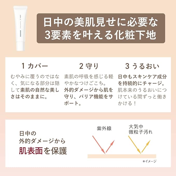Orbisu Treatment Primer, 1.1 oz (30 g), SPF50, PA+++ (Makeup Base) - NewNest Australia