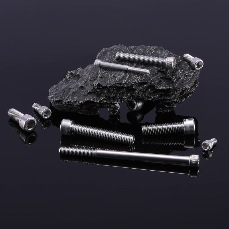 3/8-16 x 3 Socket Head Cap Screws Bolts, 20Pcs 304 Stainless Steel 18-8, Allen Socket Hex Drive, Full Thread, Bright Finish by SG TZH(with Hex Spanner) 20 3/8-16 x 3"