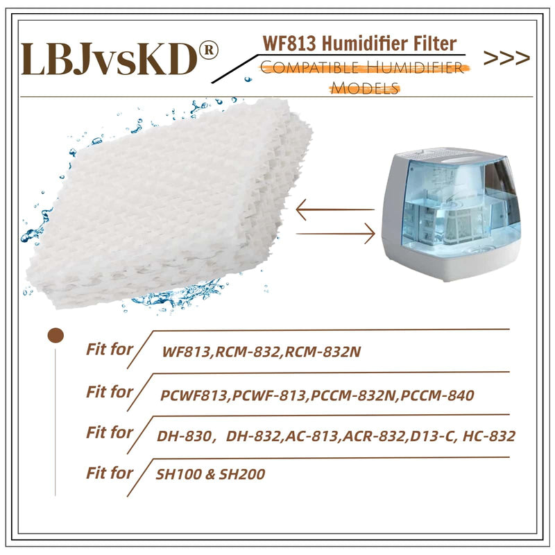 Replaces for Equate Humidifier Filters Replacement WF813 (6-PK)