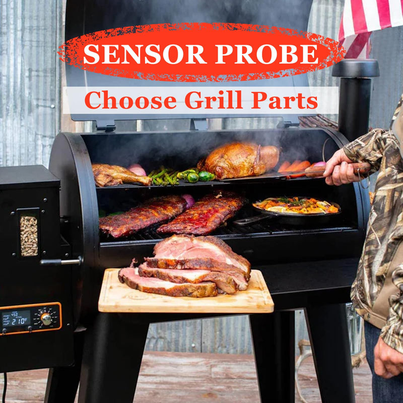 Replacement RTD Temperature Probe Sensor, Compatible with Pit Boss Pellet Grill PB1000XL-025-R00 V2 RTD Sensor Probe