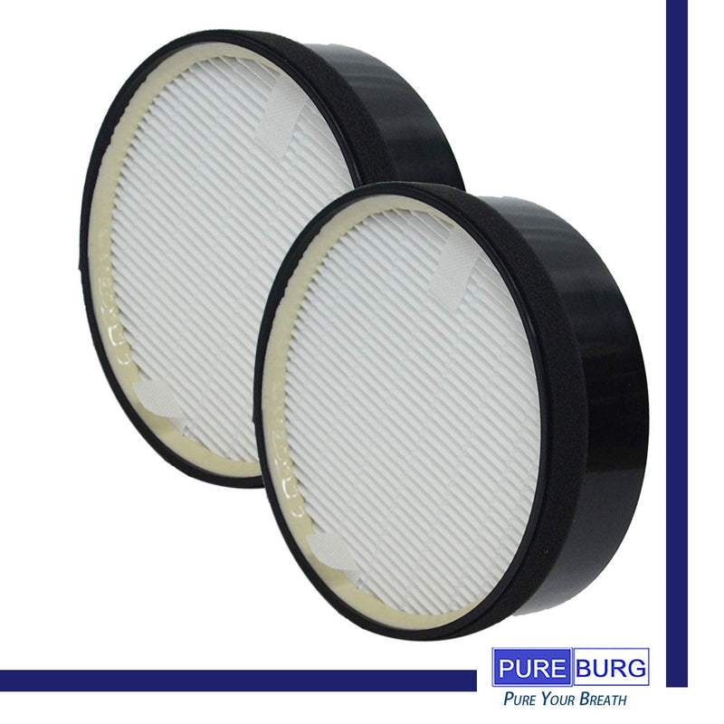 PUREBURG MD1-0039 Replacement Filter Compatible with Vornado CYLO50 CYLO51 QUBE50 Air Purifiers, Pack of 2, H13 True HEPA and Activated Carbon Pre-Filters